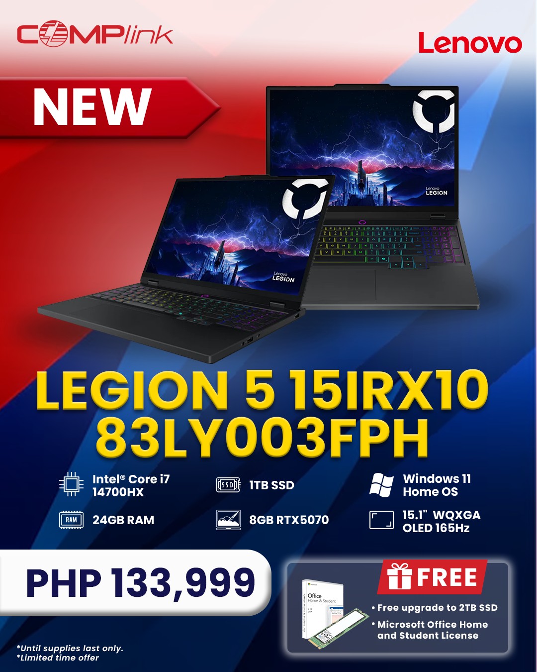 Complink - Your ultimate gaming flex 💻 The Lenovo Legion 5 takes power ...