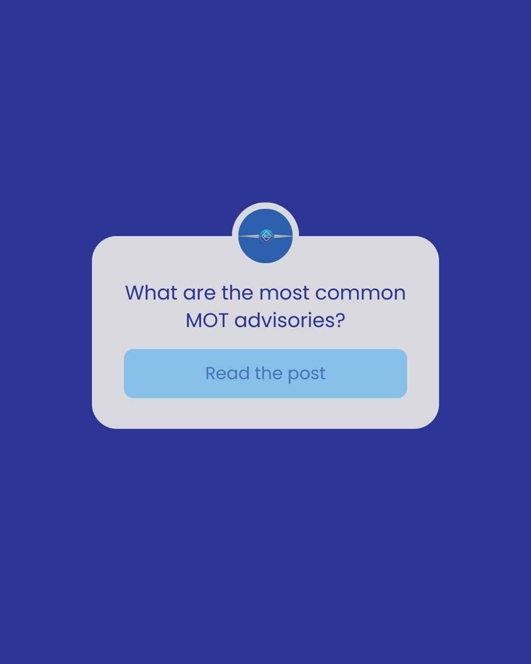 Roy - Top MOT advisories & what they really mean for your car 🧾🔧 Passed ...