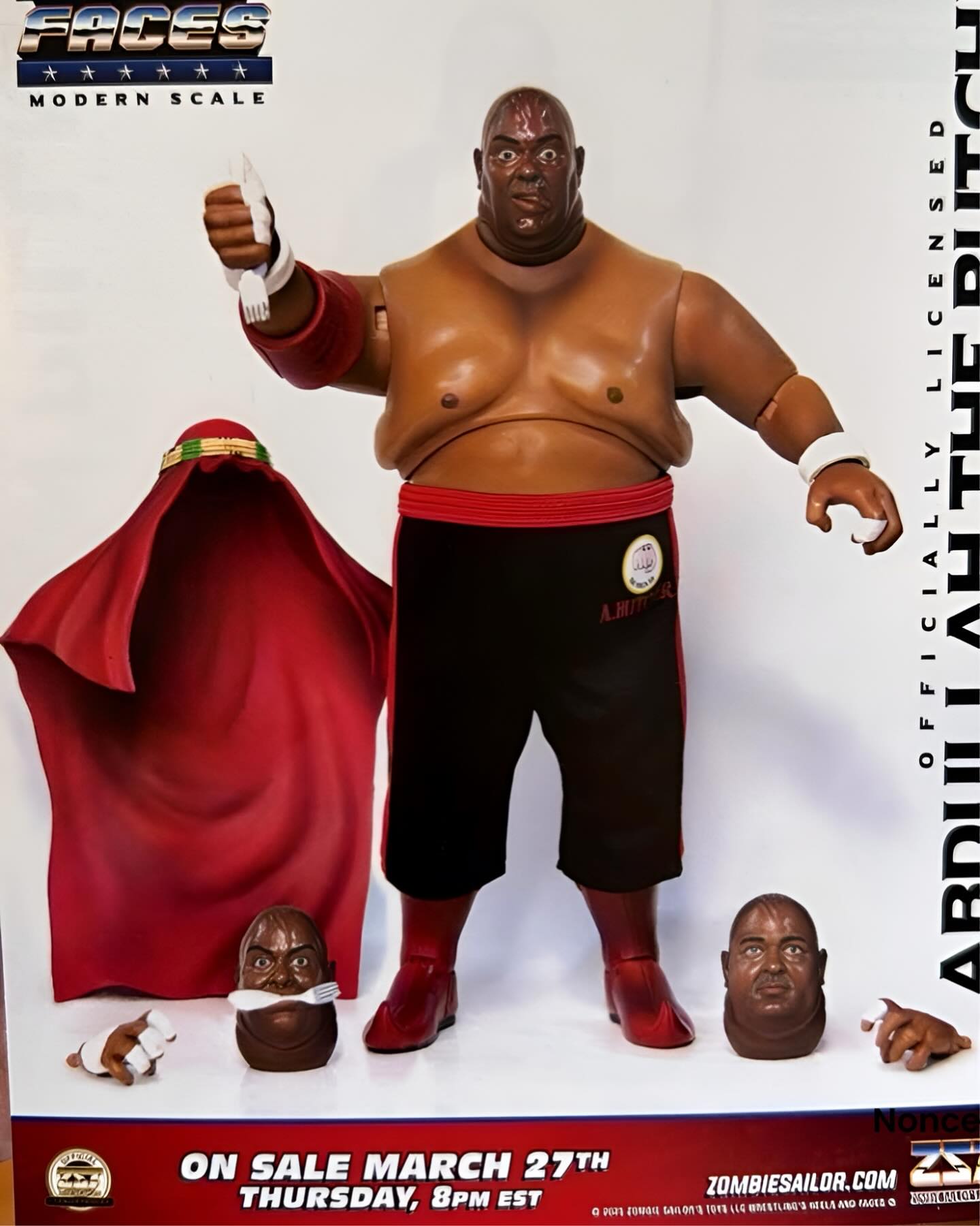 Zombie Sailor's Abdullah the Butcher action figure