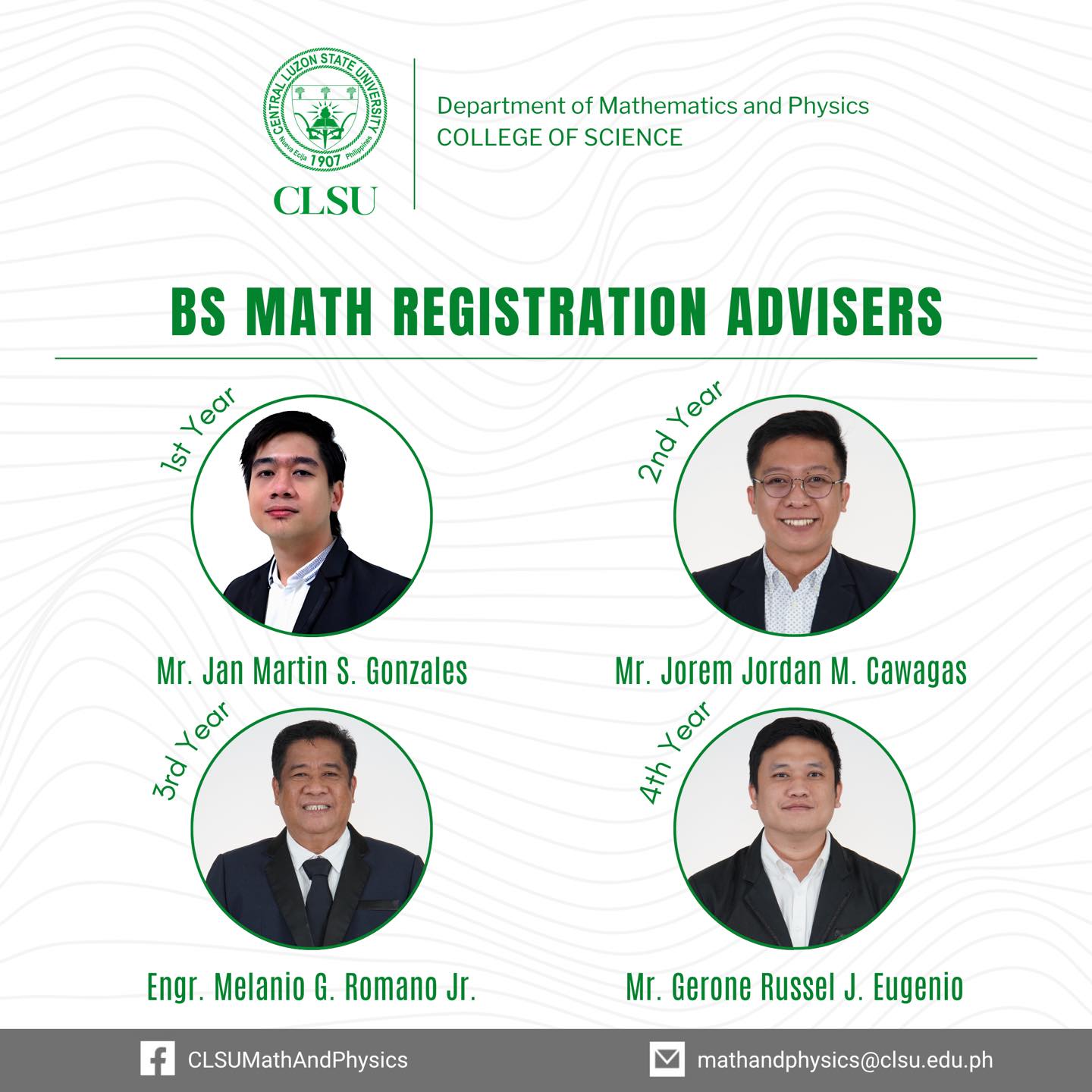 📣... - CLSU Department of Mathematics and Physics | Facebook