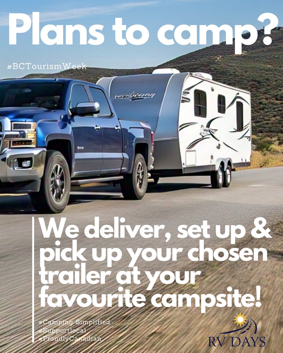RV Days Holiday Trailer Rentals | Summerland BC