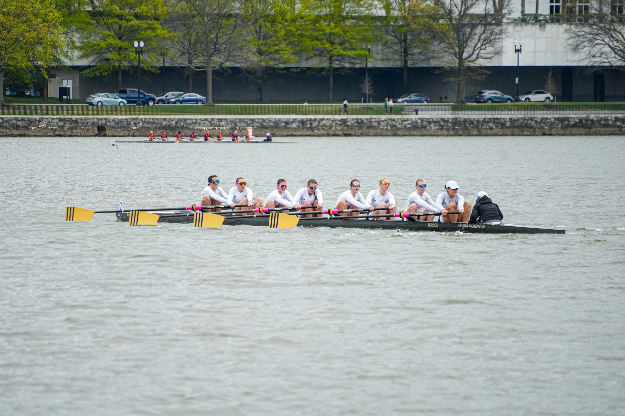 GW Women's Rowing - Varsity, JV, and Freshmen battle it out on a ...