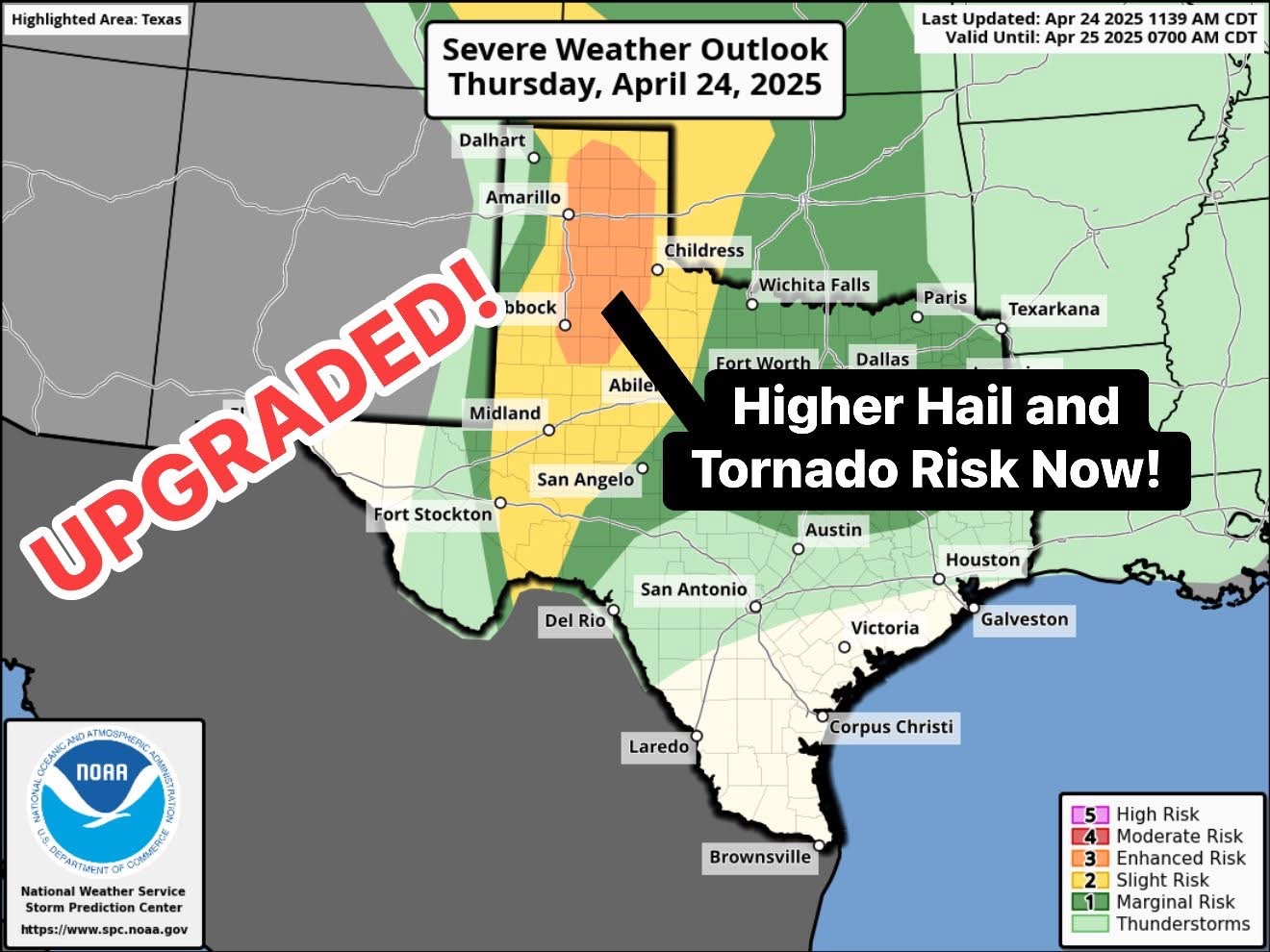 Updated and upgraded: An ENHANCED... - Texas Storm Chasers | Facebook