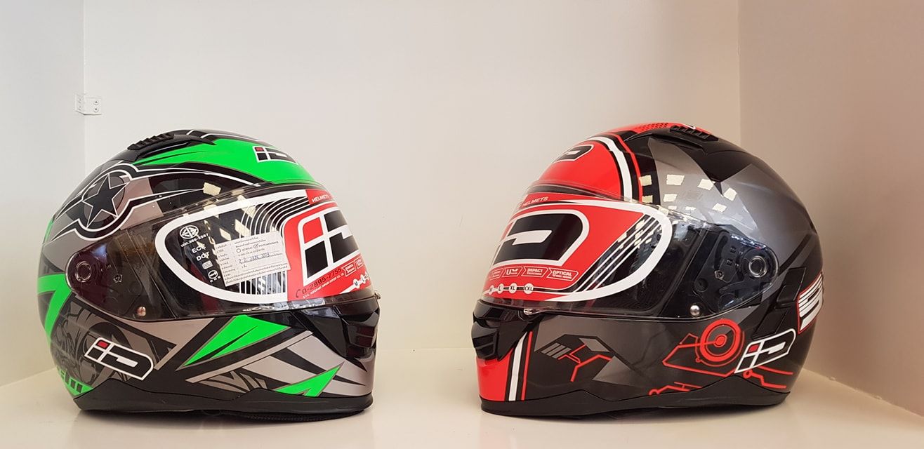 face id motorcycle helmet Icon Domain Future Proof negotiable for track safety ID Helmet Origin: Thailand Type: