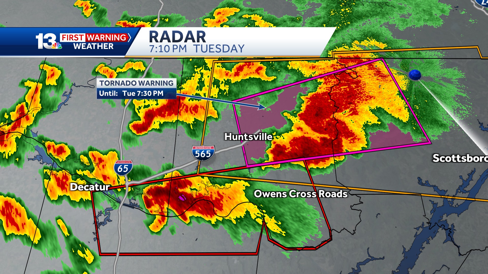 Jason - Another supercell has a potential for a tornado headed for ...