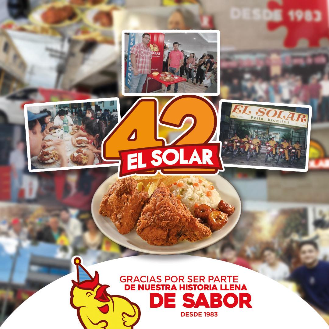 POLLO EL SOLAR - 🎉42 años compartiendo sabor, tradición y... | Facebook