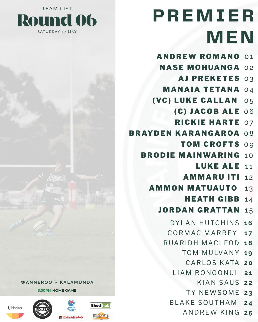 This Saturday is all about... - Wanneroo Rugby Union Club | Facebook