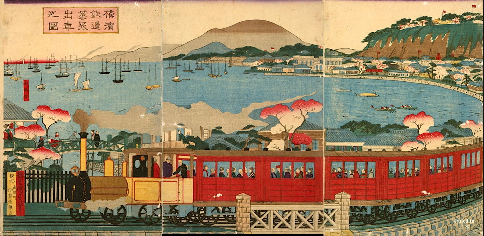 Loco types built in 1871 for Japan's first railway line