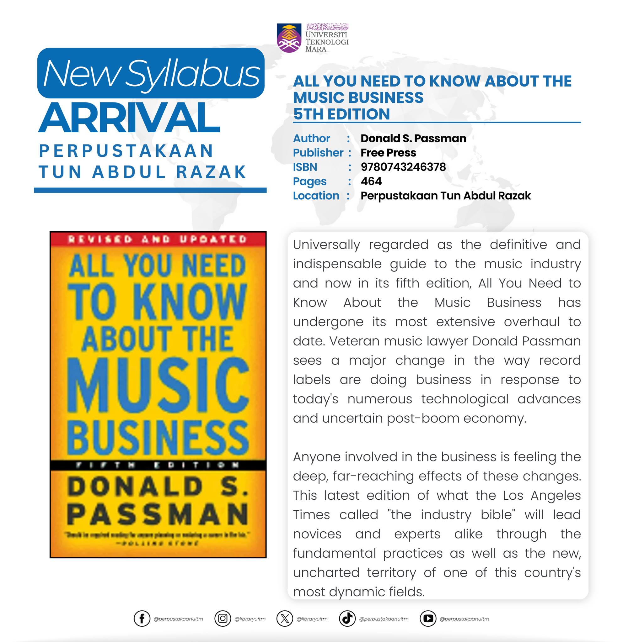 Perpustakaan - [New Syllabus Arrival] Perpustakaan Tun Abdul Razak ...