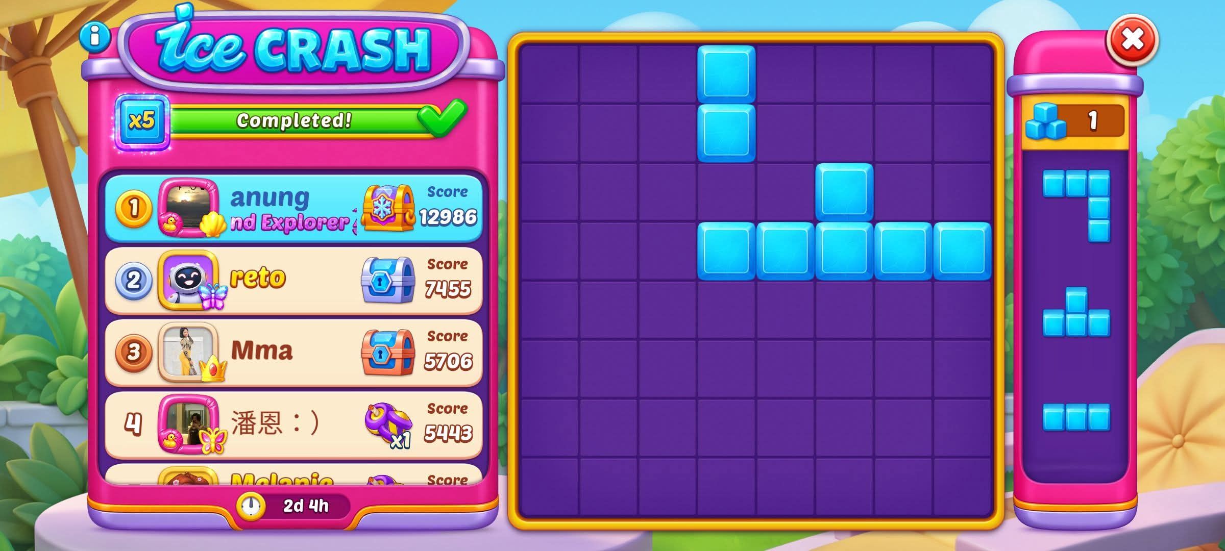 Tetris game mode added to Homescapes
