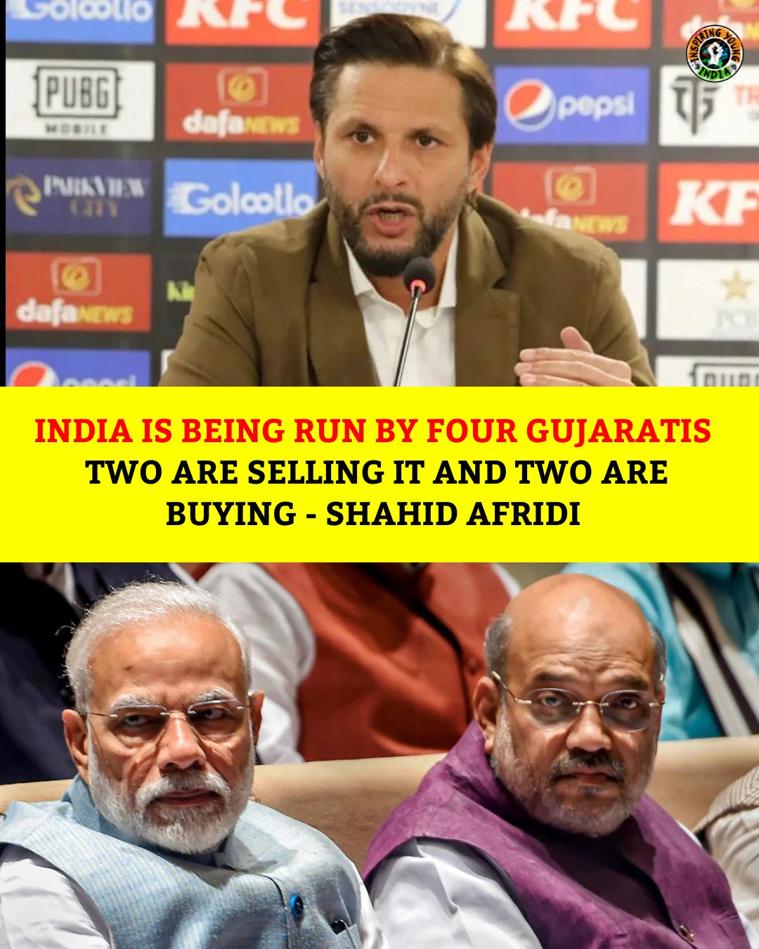 Shahid Afridi’s Frustration on... - Inspiring Young India | Facebook