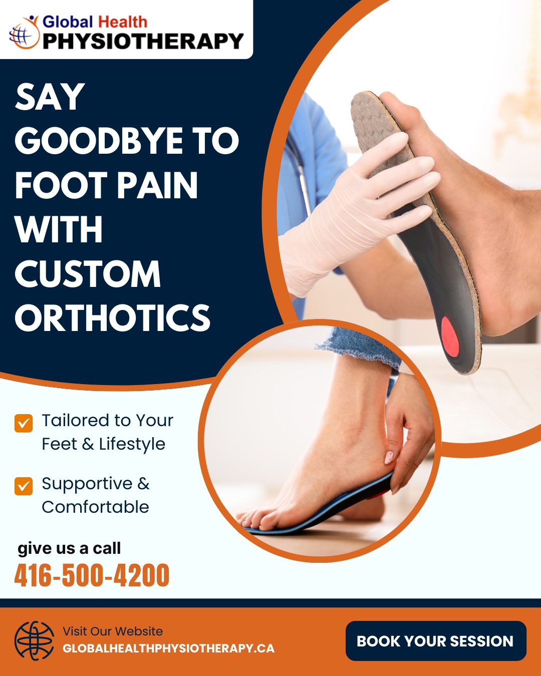 Global - Say Goodbye to Foot Pain with Custom Orthotics 👣🦶 Struggling ...
