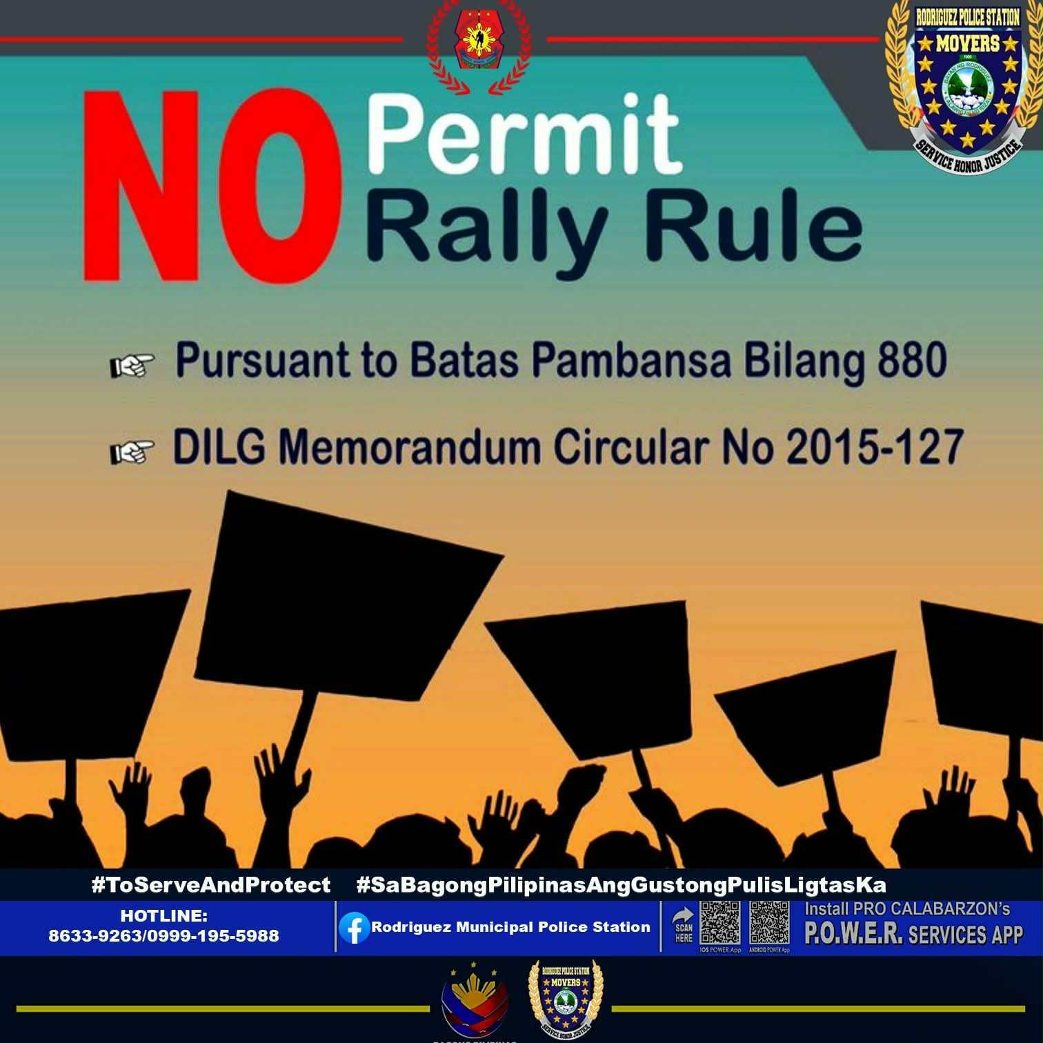 Rodriguez - MGA PAALALA SA PAGSASAGAWA NG RALLY/ PAMPUBLIKONG ...