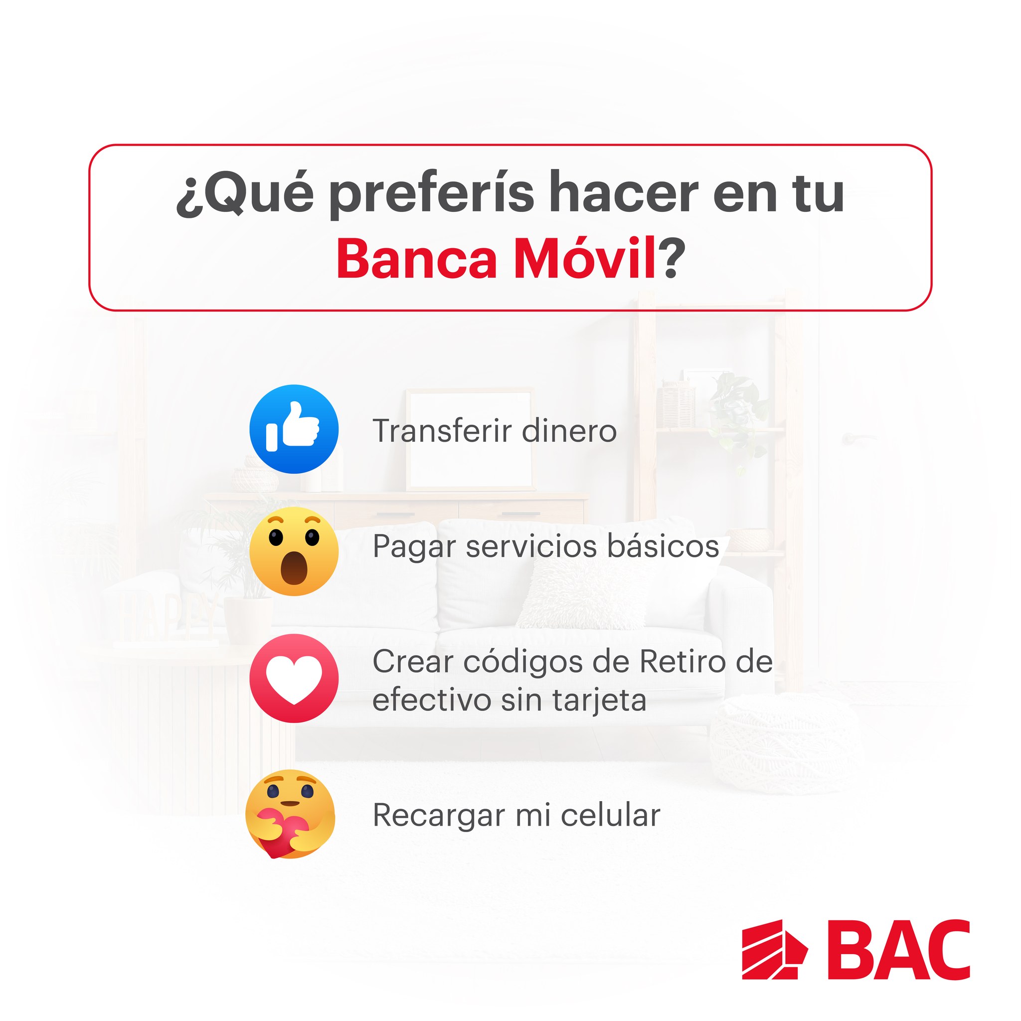BAC Credomatic - ¿Con qué reacción te identificás cuando... | Facebook