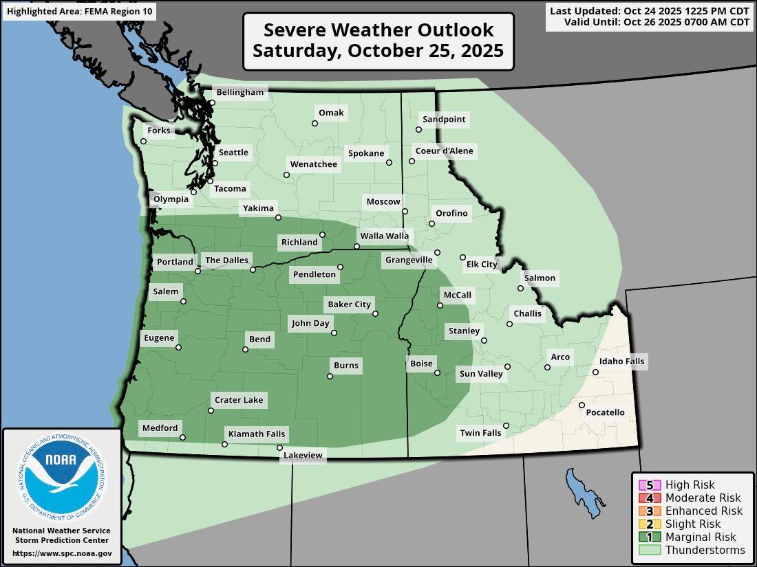 Ingalls - ⛈️ LEVEL 1/5 RISK OF SEVERE STORMS There is a marginal (level ...