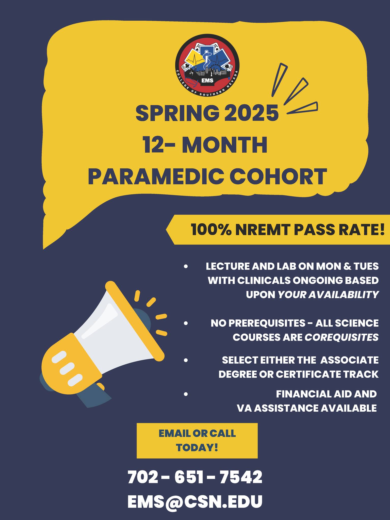 CSN EMS Program | Las Vegas NV