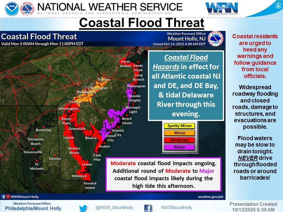 City - A Coastal Flood Warning remains in effect until 8:00 pm ...