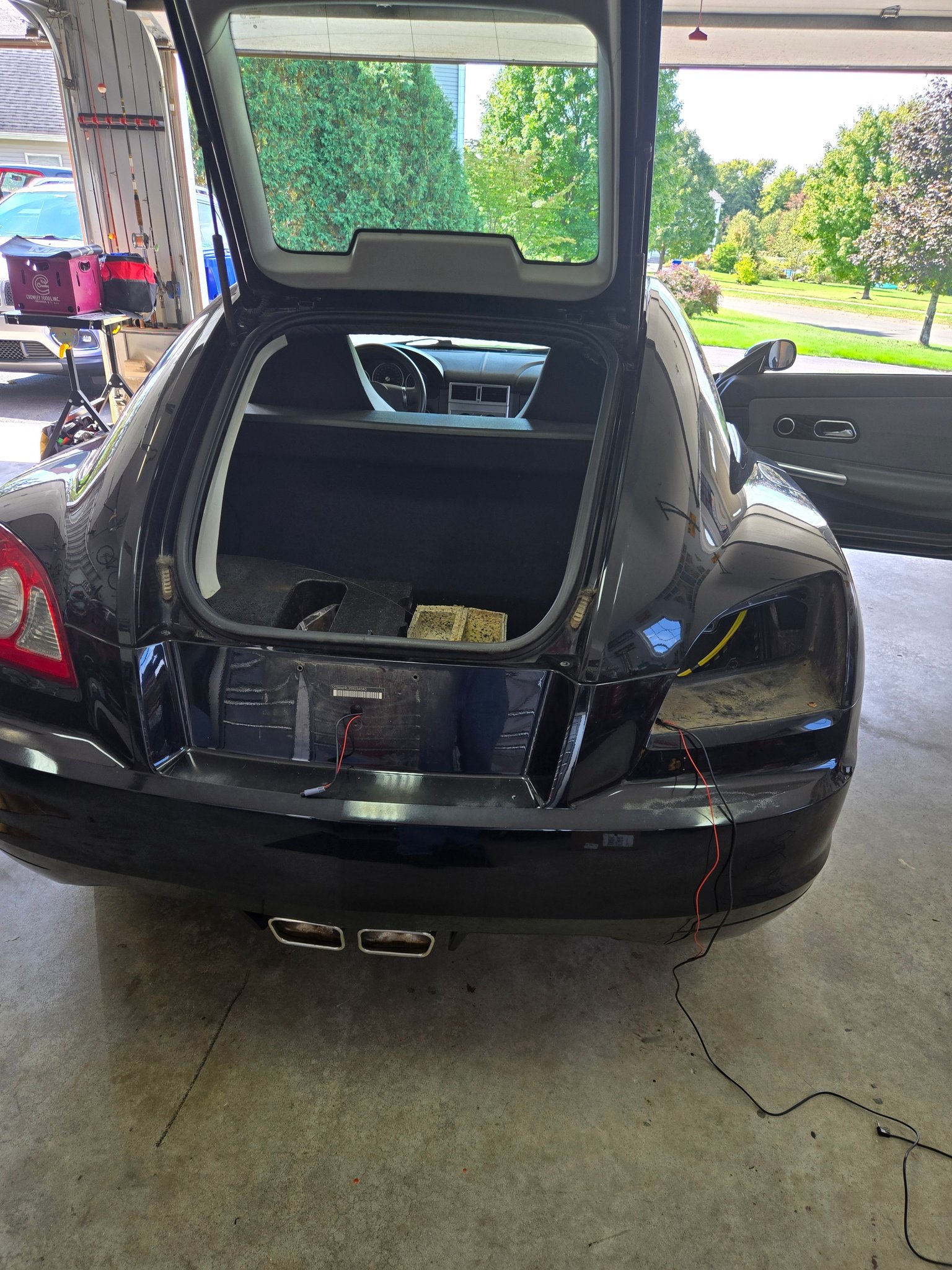 Chrysler Crossfire Owners | Installed a front and rear camera rear view ...