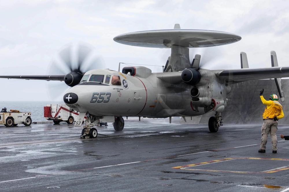 MilitaryPhotoDepot - ATLANTIC OCEAN (Oct. 8, 2025) An E-2D Advanced ...