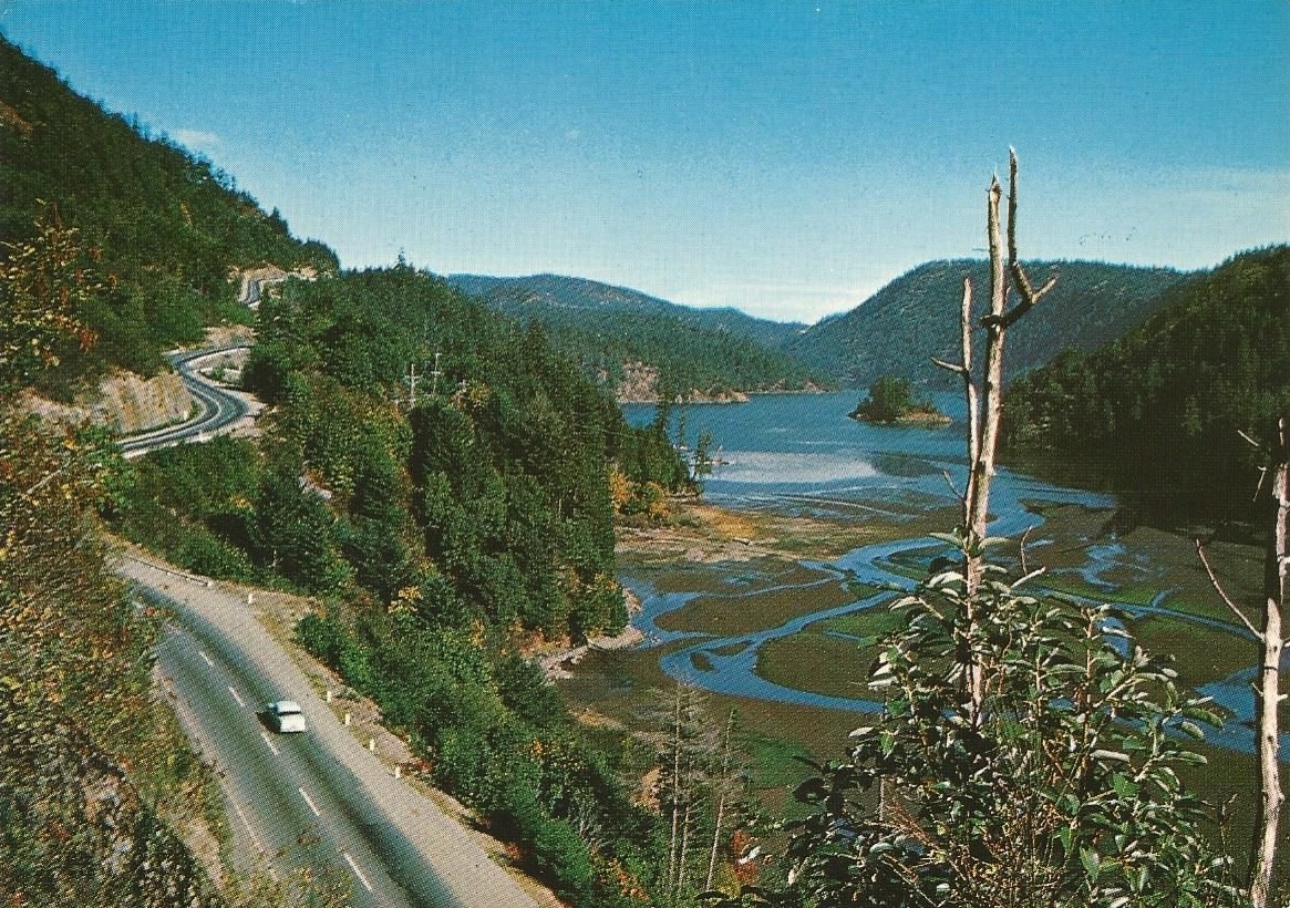 Old - Malahat Drive and Saanich Inlet on Vancouver Island in 1960 ...