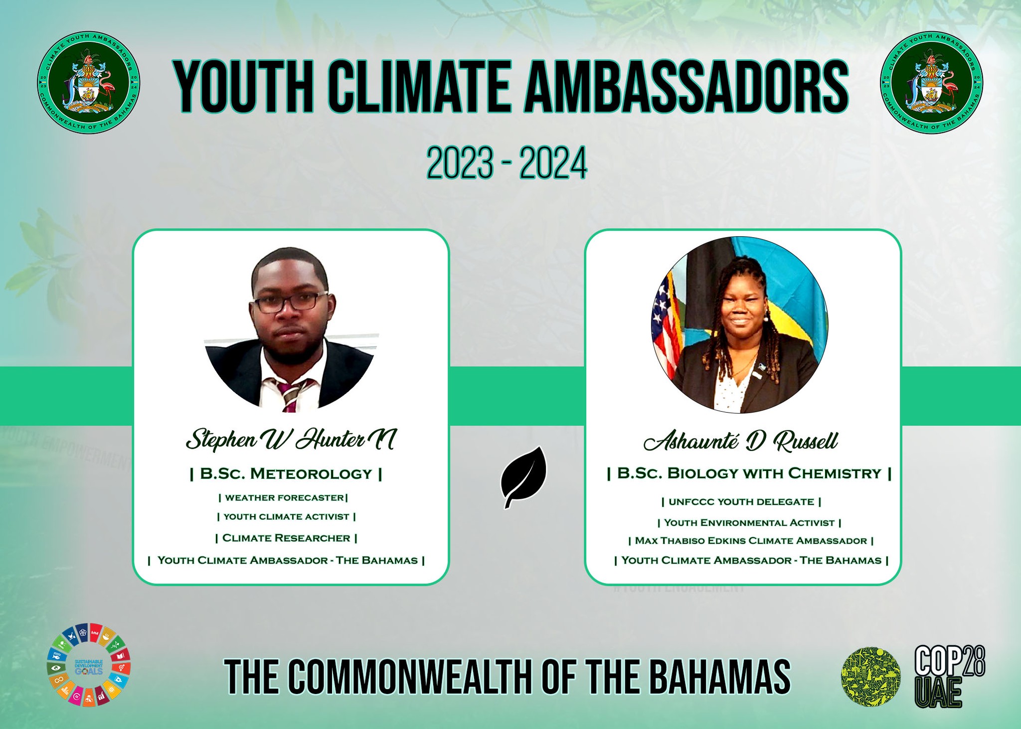 Bahamas Climate Youth Ambassadors | Nassau