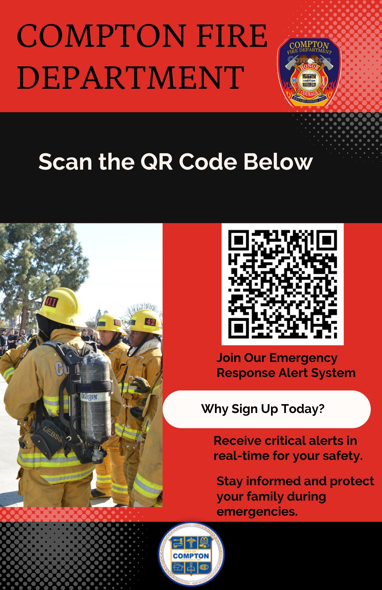 City - 🚨 Stay informed and stay safe, Compton! Sign up for emergency ...