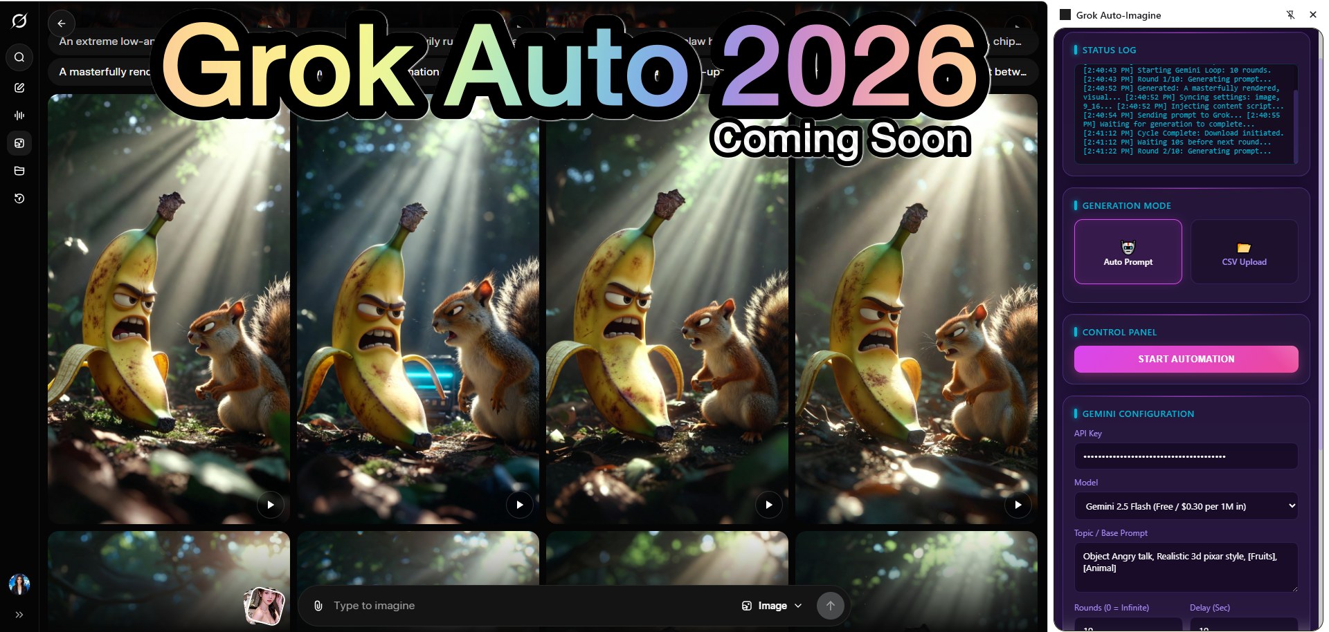 AI - [Grok Auto 2026 ] - Coming Soon ฮ่าๆ ในเมื่อ Flow ไม่ค่อยจะ Flow ...