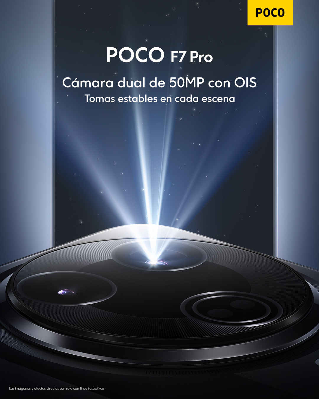 POCO - 🌑 Cámara dual de 50MP con OIS. Controla la luz.... | Facebook