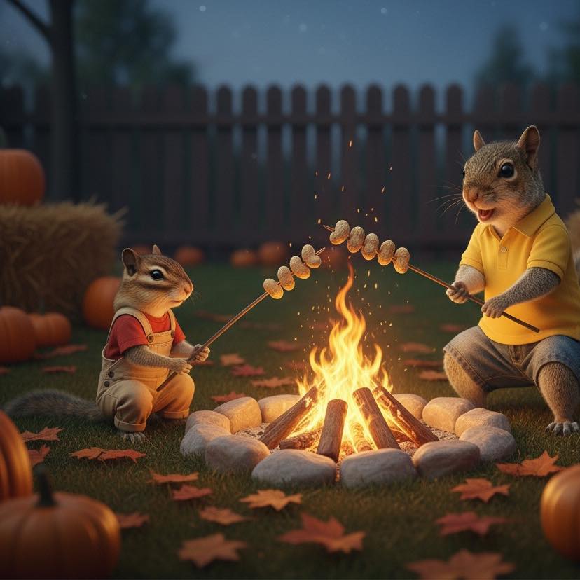 Squirrels - 🪵🪓After splitting a lot of wood, what’s better than dinner ...
