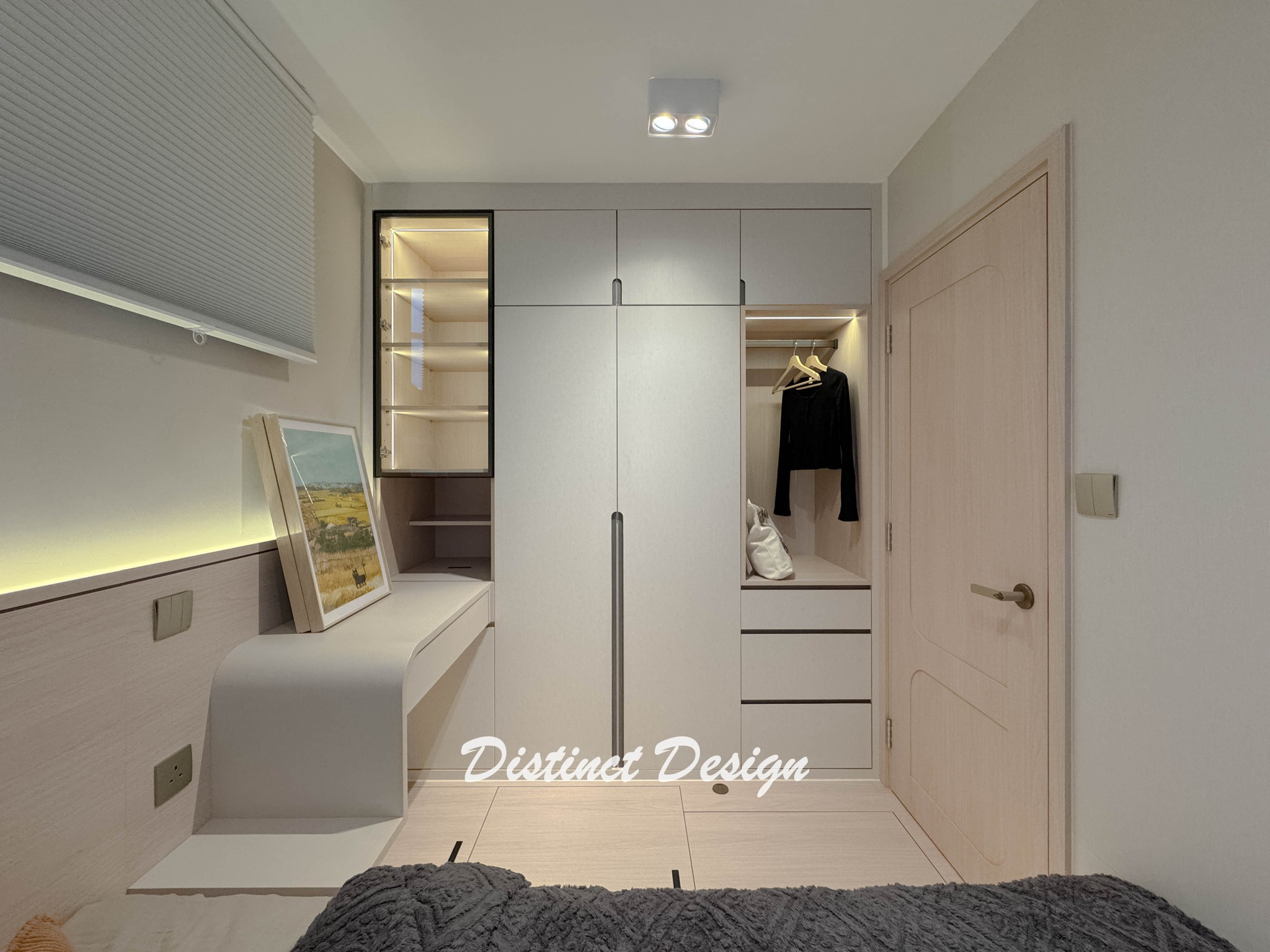Distinct - 3－4人居屋單位 單位面積：380 sq. ft｜兩房一廳 設計風格：大地色系風格 Designed by Angel ...