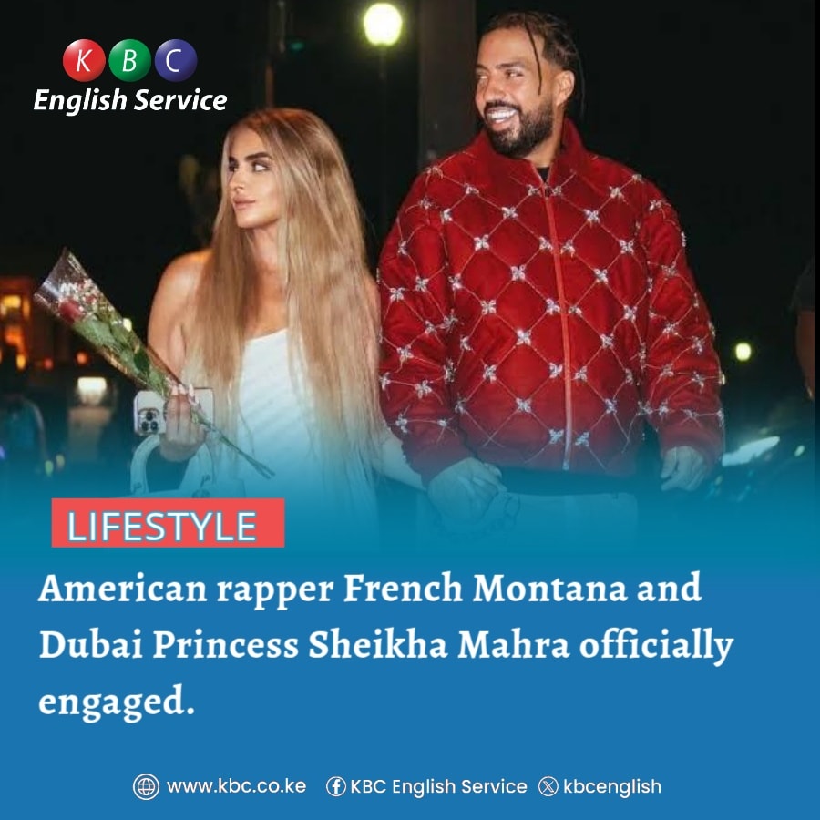 KBC - American rapper French Montana and Dubai Princess Sheikha Mahra ...