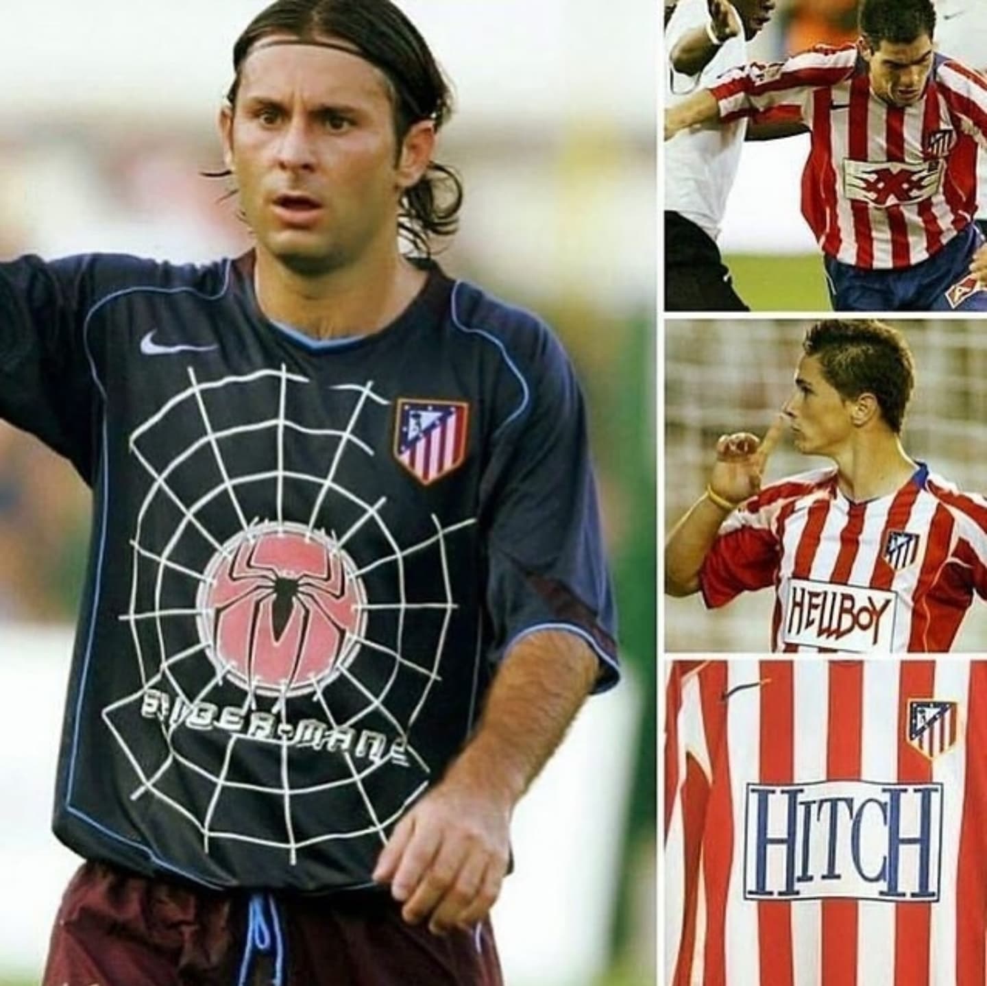 Throwback to when Atletico Madrid had the Spider-Man 2 logo on