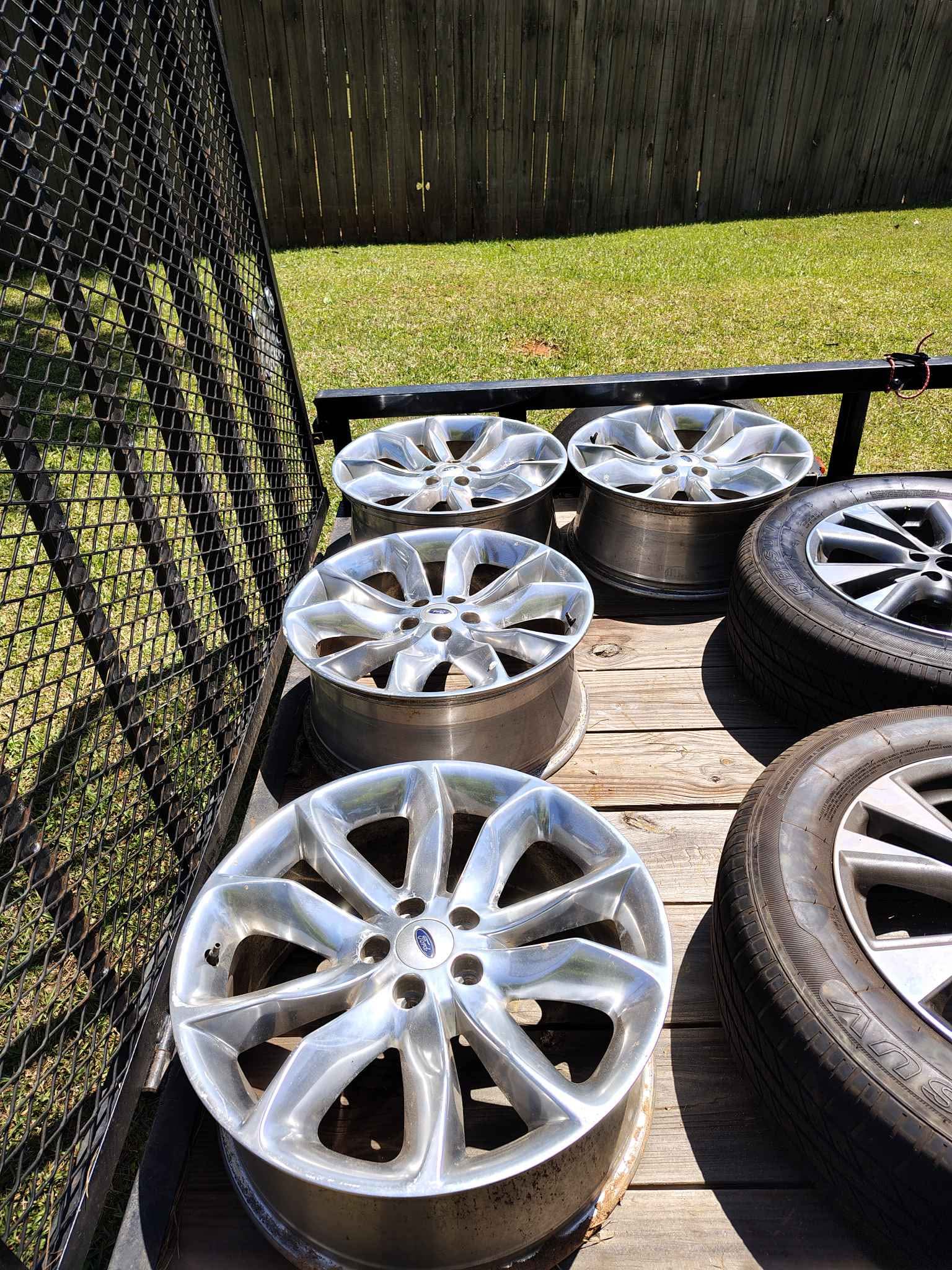 20 inch Ford rims $200 and 18 inch Nissan rims and tires $600 - Car ...