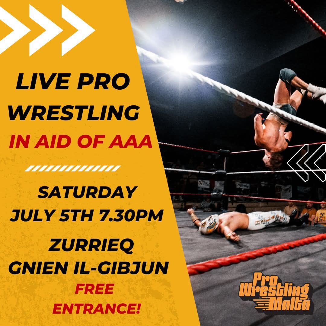 WRESTLING FOR A CAUSE – THIS... - Pro Wrestling Malta | Facebook