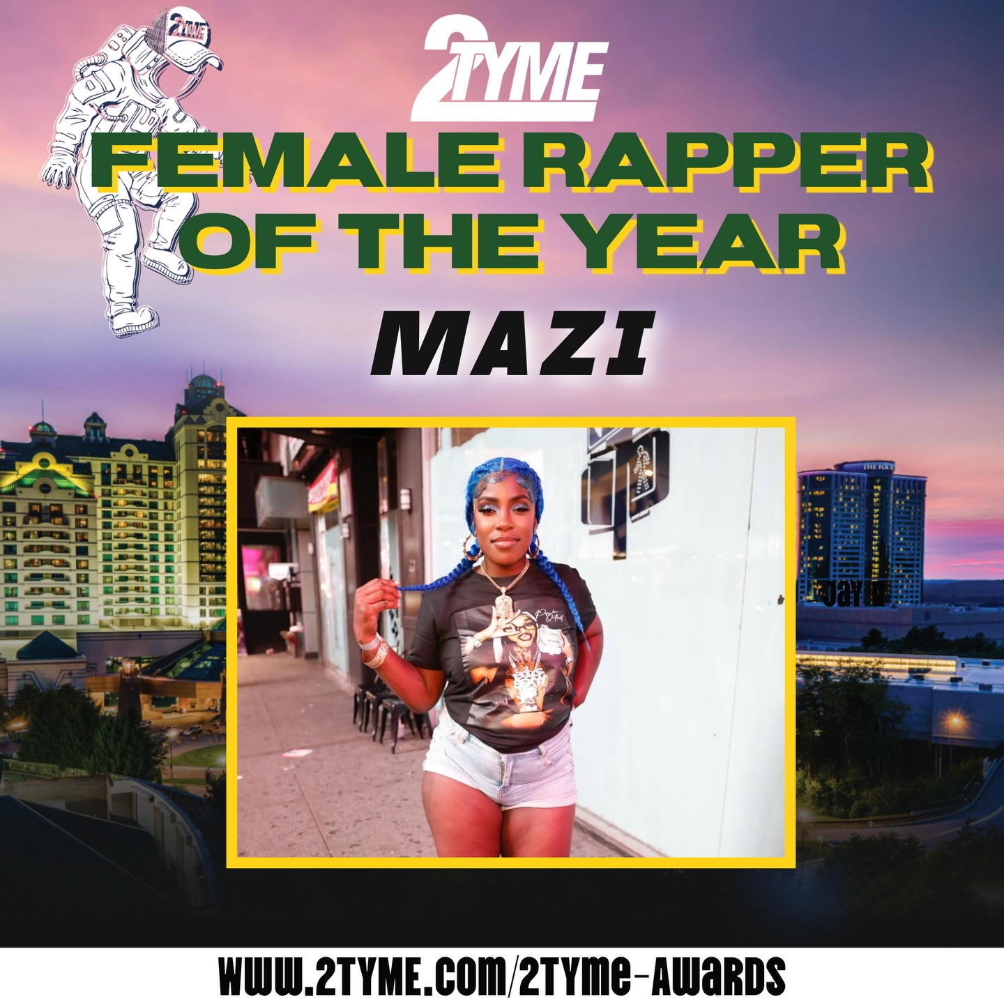 2tymemedia - Female Rapper of the Year 🏆 Big congratulations to Mazi on ...