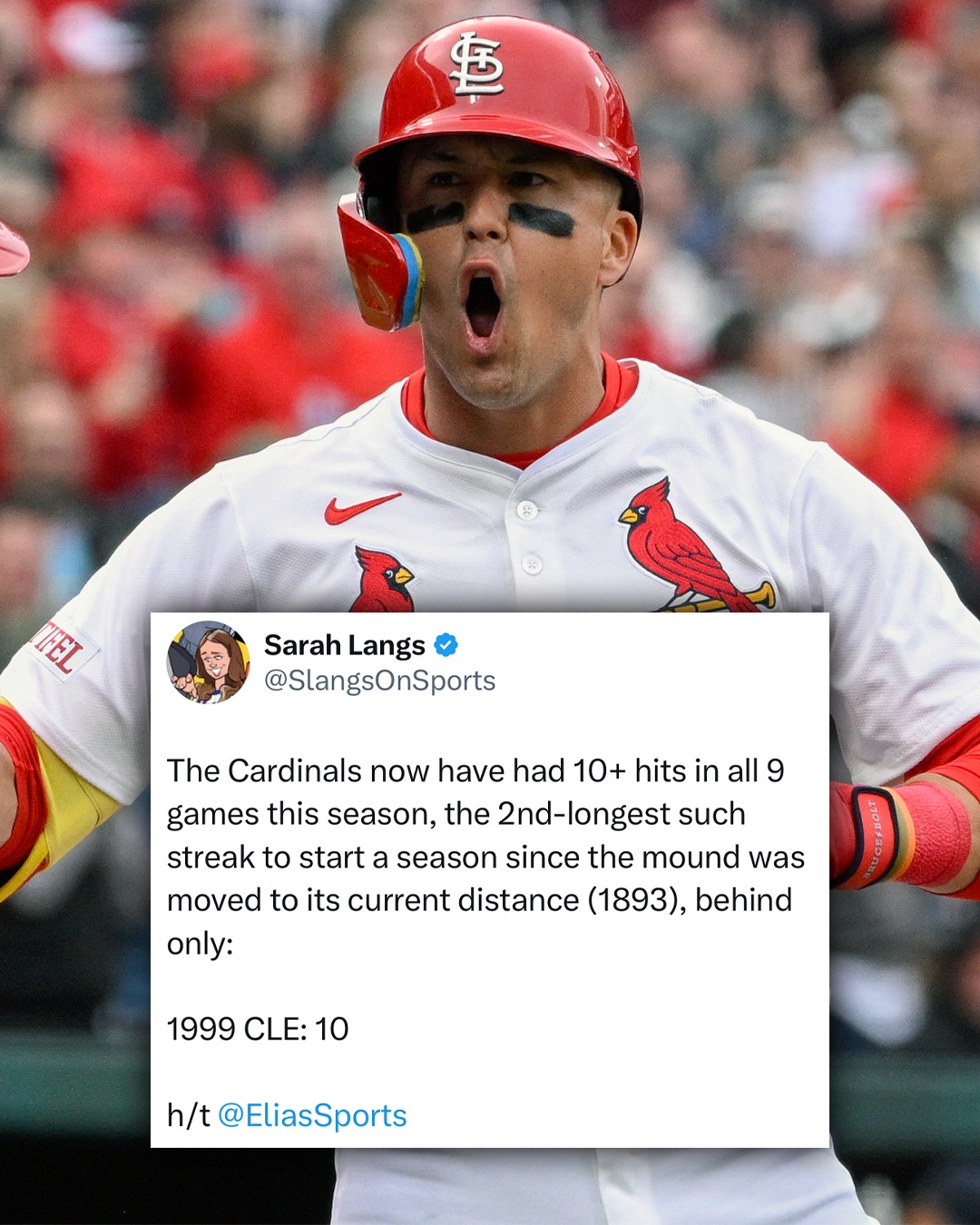 MLB Network - The Cardinals have recorded 10+ hits in every game so far ...
