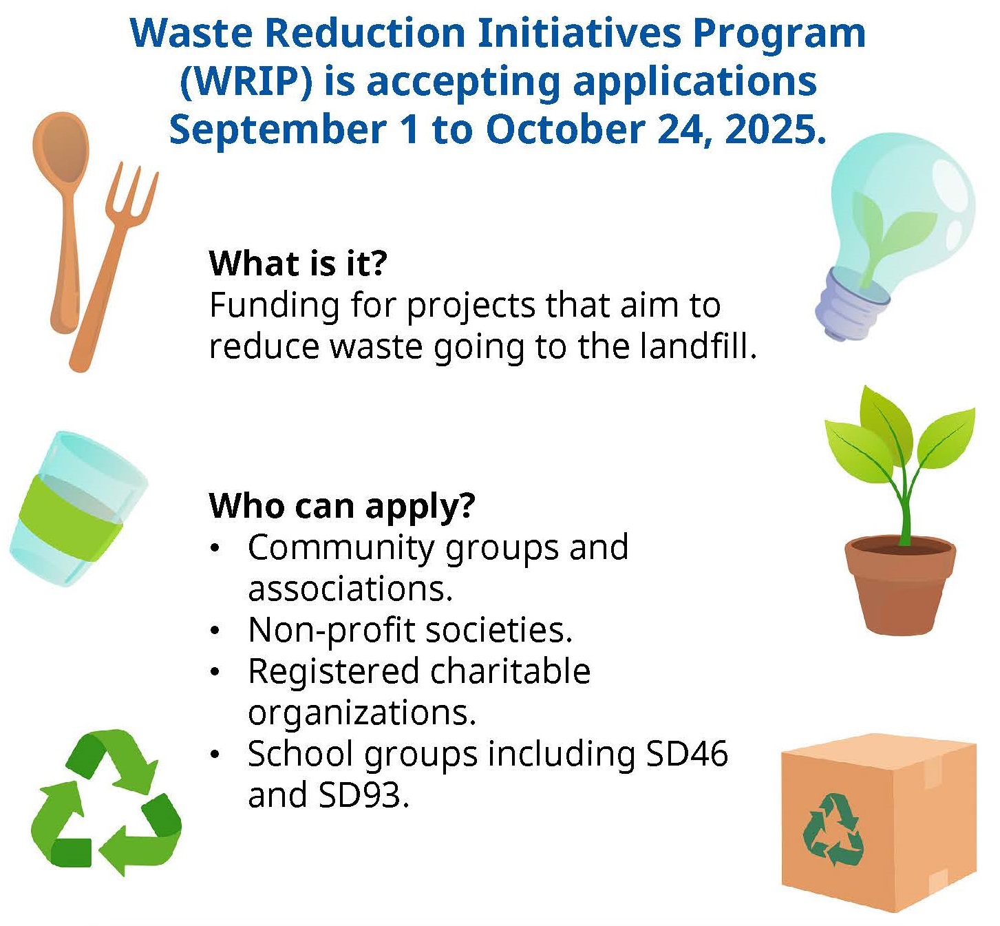 ♻️ Apply Now: Waste... - Sunshine Coast Regional District | Facebook
