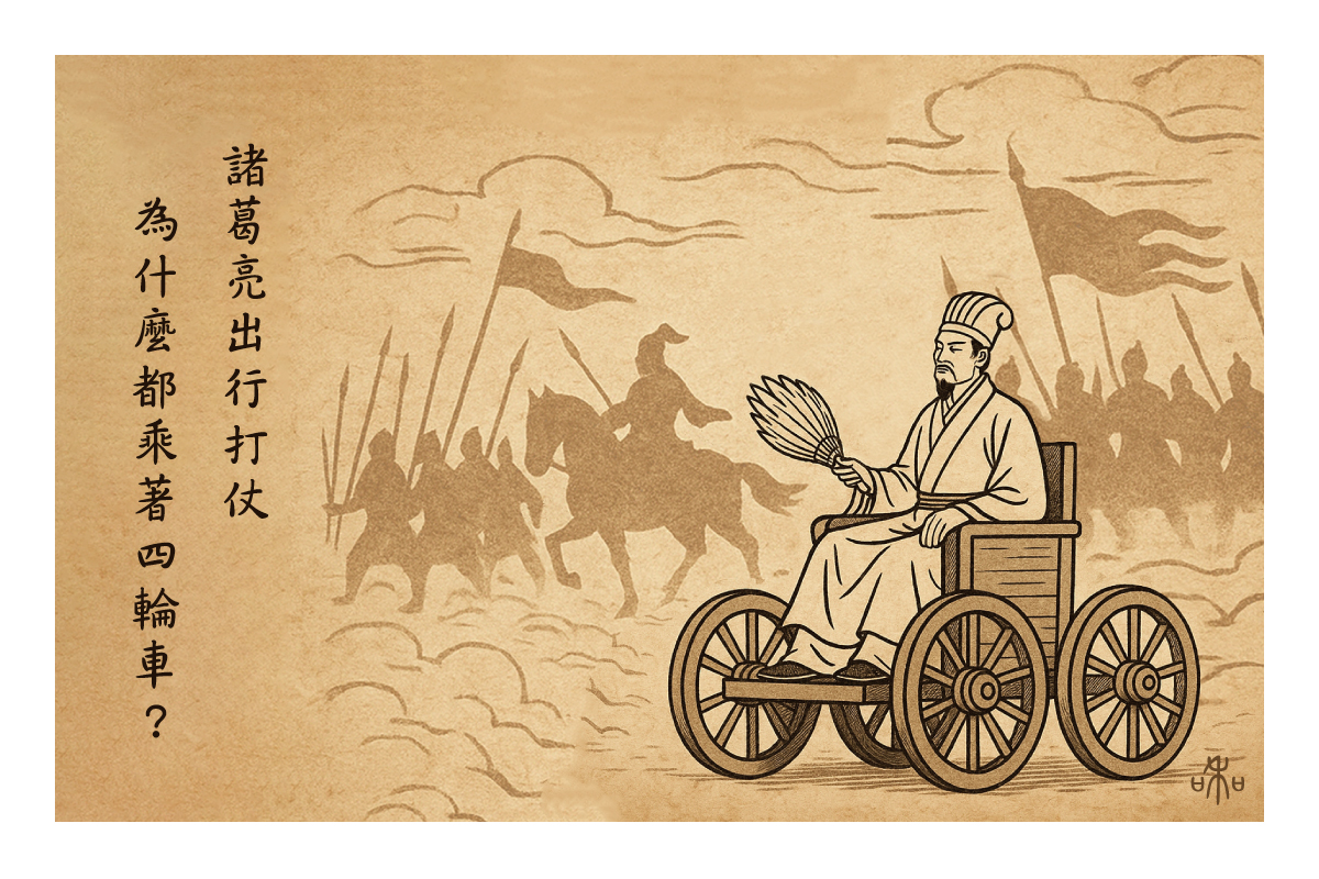 品三國 - 諸葛亮身為蜀漢丞相，北伐期間總是親自率軍出征。他在出征或兩軍對壘時，乘坐四輪車，手持羽扇，頭戴綸巾，氣定神... | Facebook