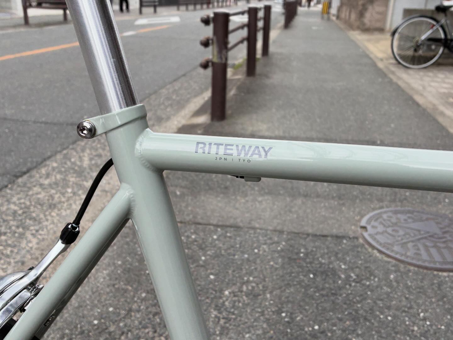 Riteway Styles 組立完了。 いつもはチタンシルバーやブラックの