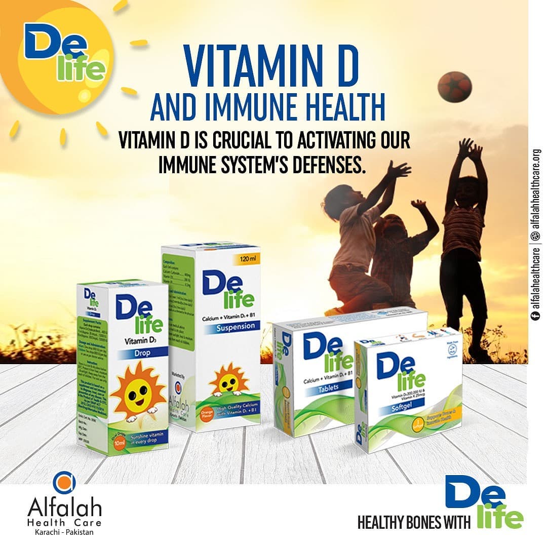 Delife Provides Vitamin D Which Strengthen Immune System #Delife #VitaminD #Strengthen Immune