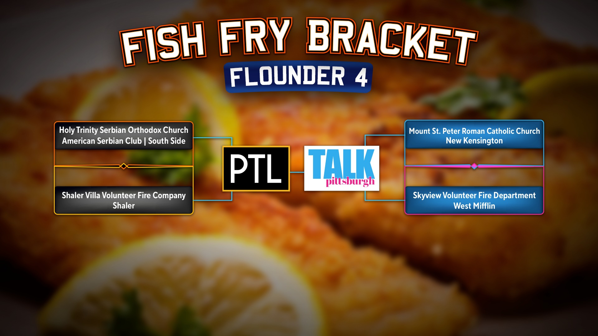 Pittsburgh - The full Flounder 4 of the PTL vs. Talk Pittsburgh Fish ...