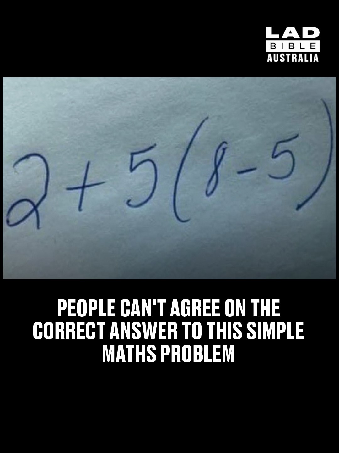 LADbible - There is only one right answer 🤔 | Facebook