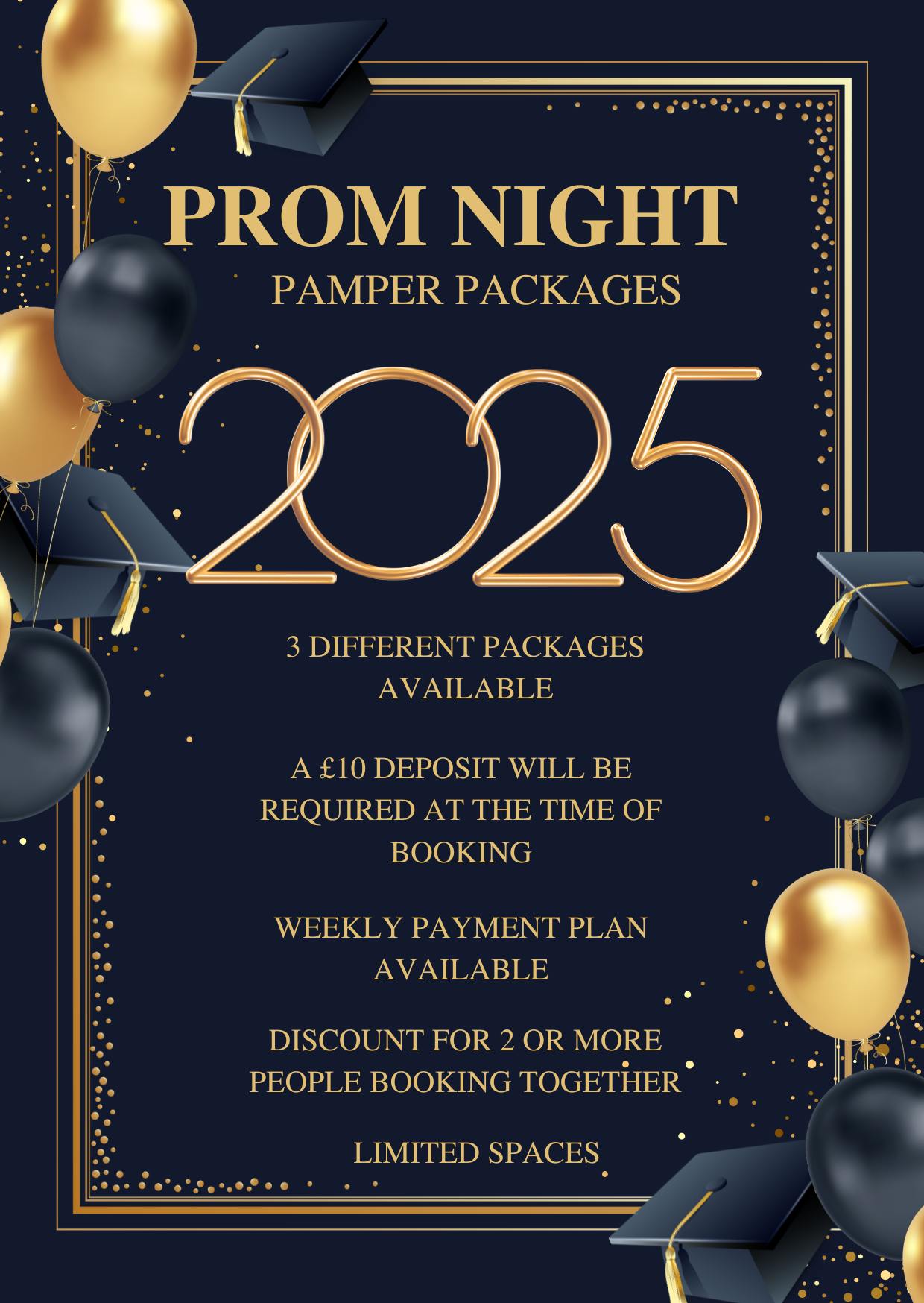 GloBar - Our Prom packages are back again for 2025 Let... | Facebook