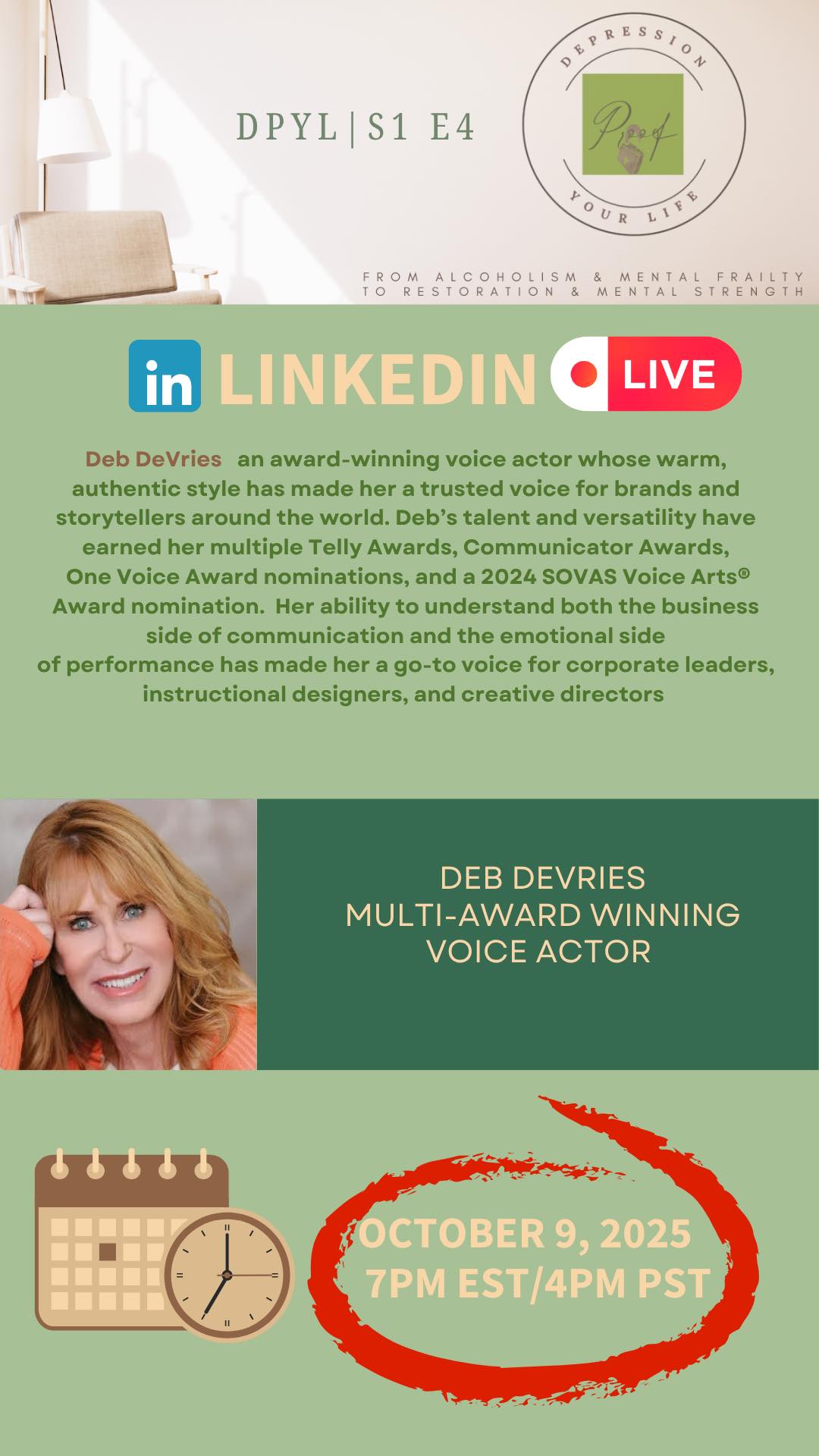 Deb DeVries Voice Over
