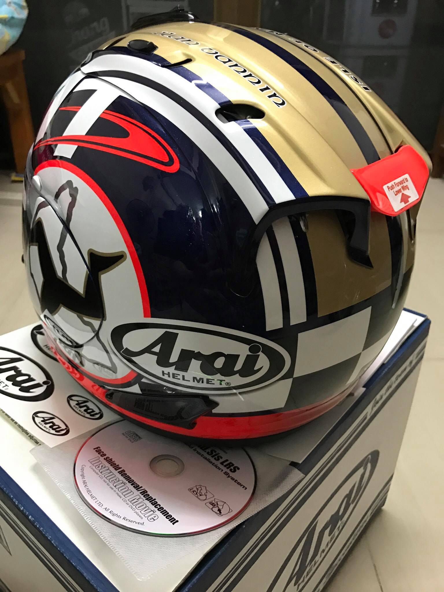 Arai RX-7 RR5 Hopper monster replica added to collection