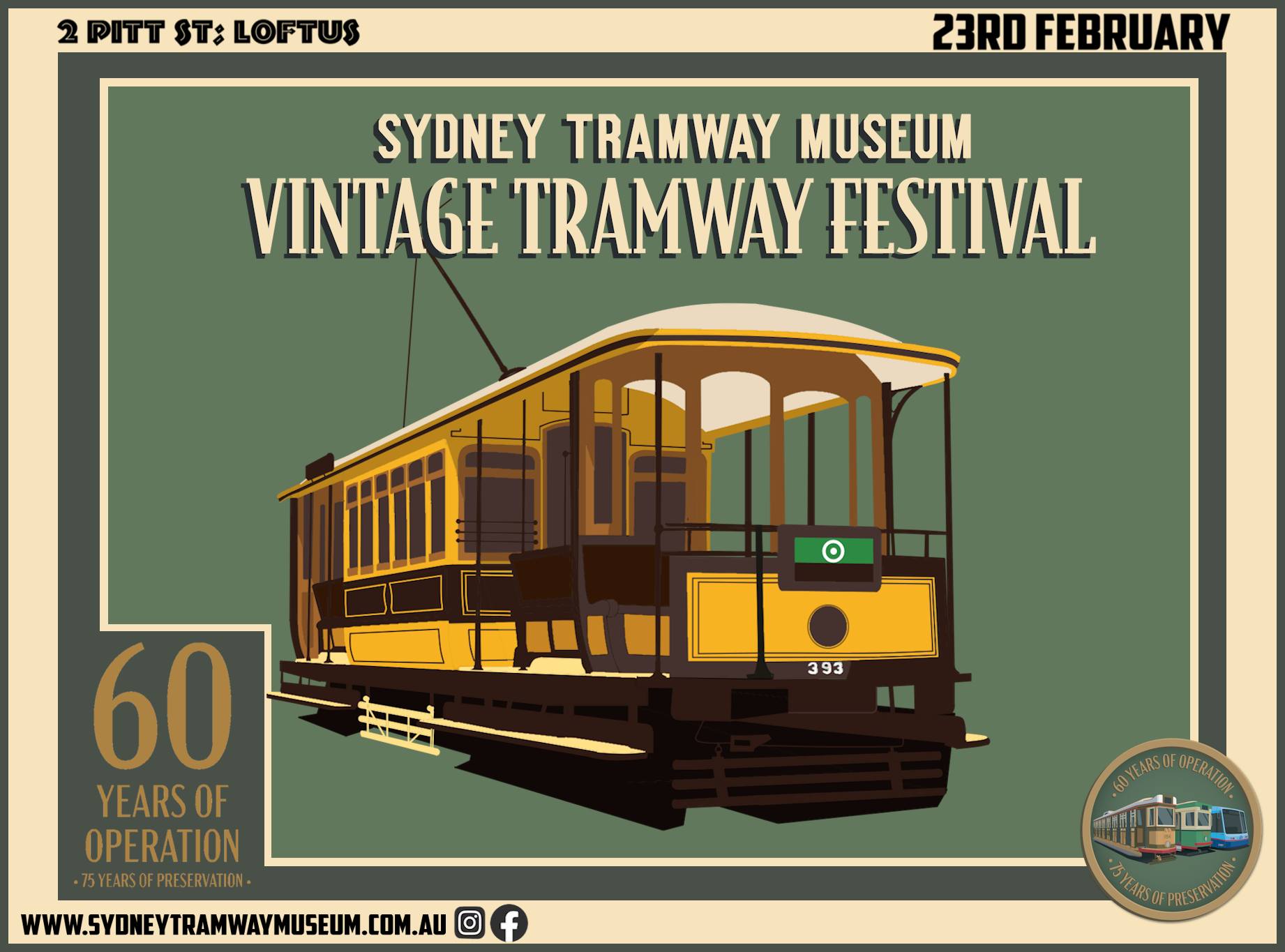 Sydney - 🚋🎉 Sydney Vintage Tramway Festival is Tomorrow! 🎉🚋 The big day ...