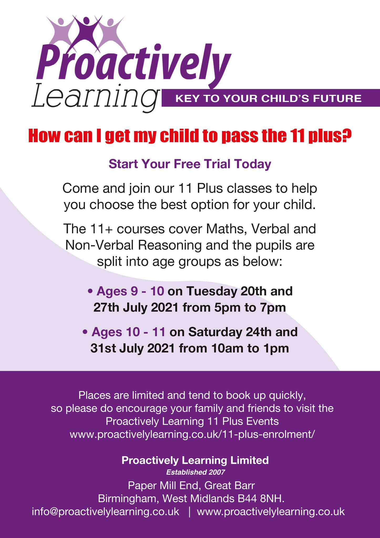 Proactively Learning Ltd | Birmingham