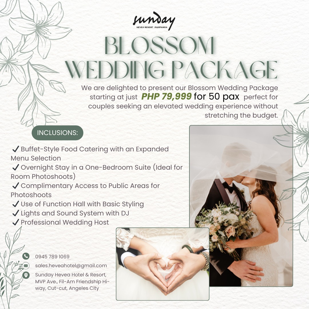 Blossom Wedding Package ... - Sunday Hevea Hotel & Resort | Facebook