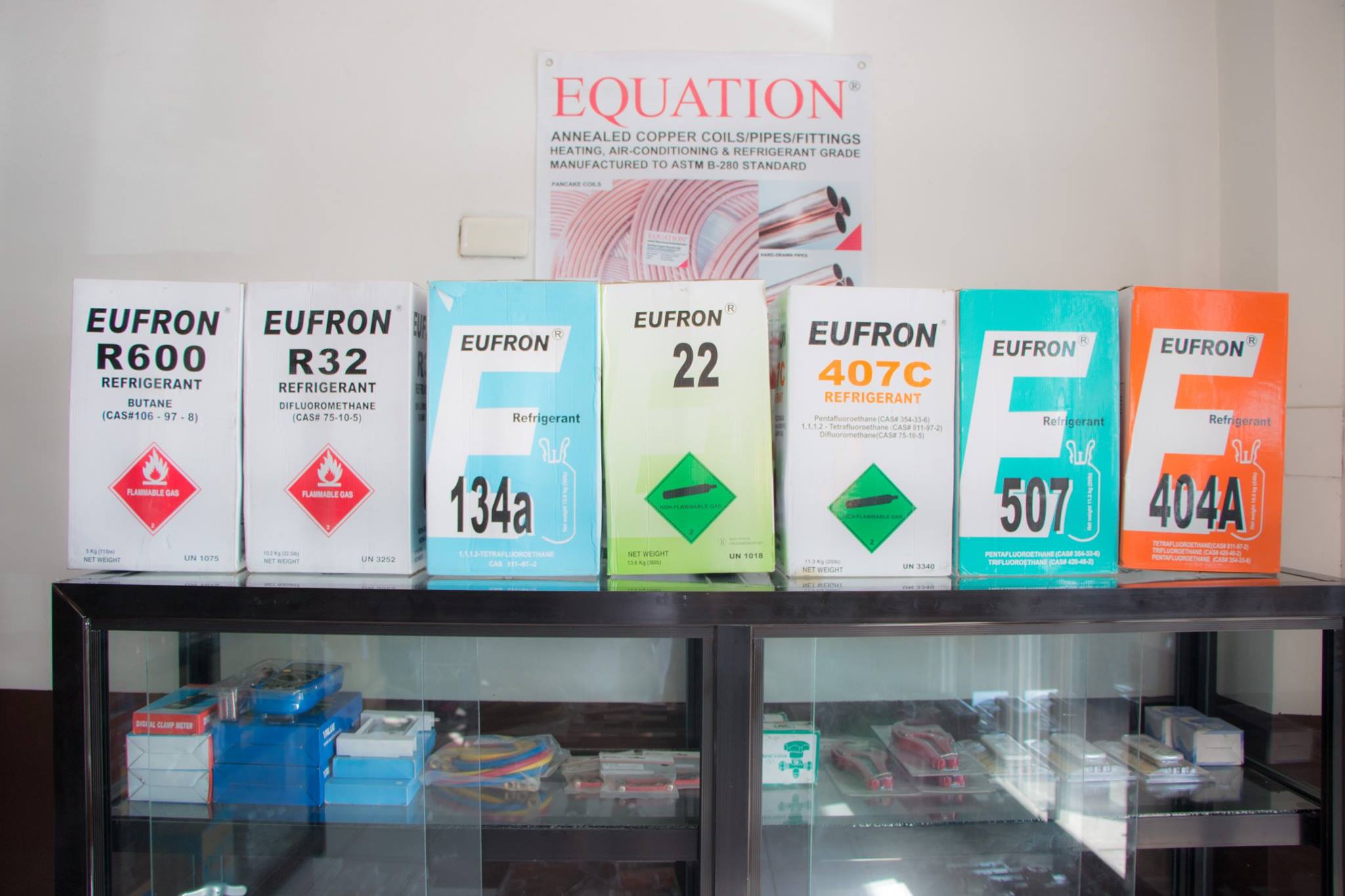 Refrigerants Eufron R22 Eufron 134A... - Atlantis Trading | Facebook