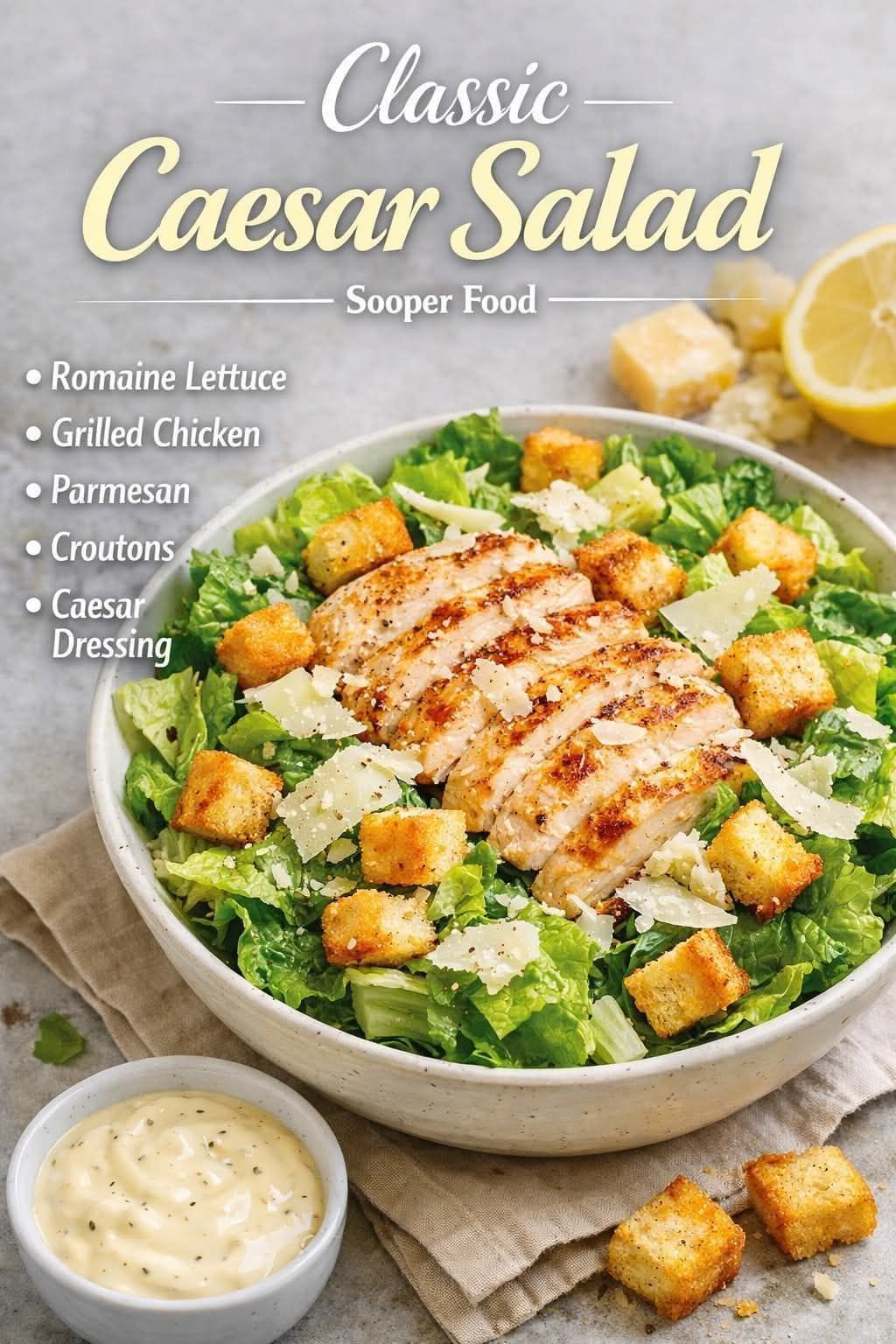 Homemade Cesar dressing recipe needed